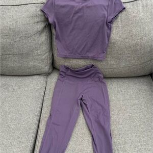 Purple Activewear Set - XS PARAGON FITWEAR SET